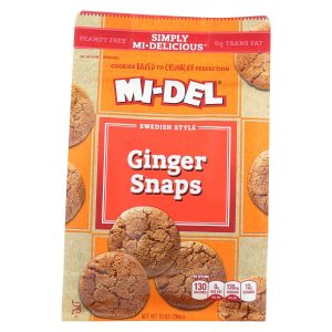 Midel, Cookie Snap Ginger, 10 Oz, (Pack Of 8)